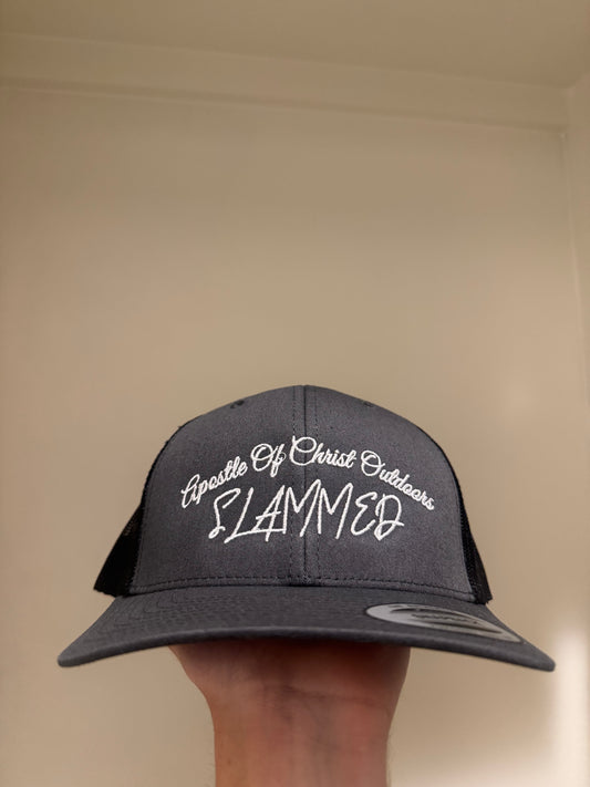 Grey/Black "SLAMMED" Curved - Bill