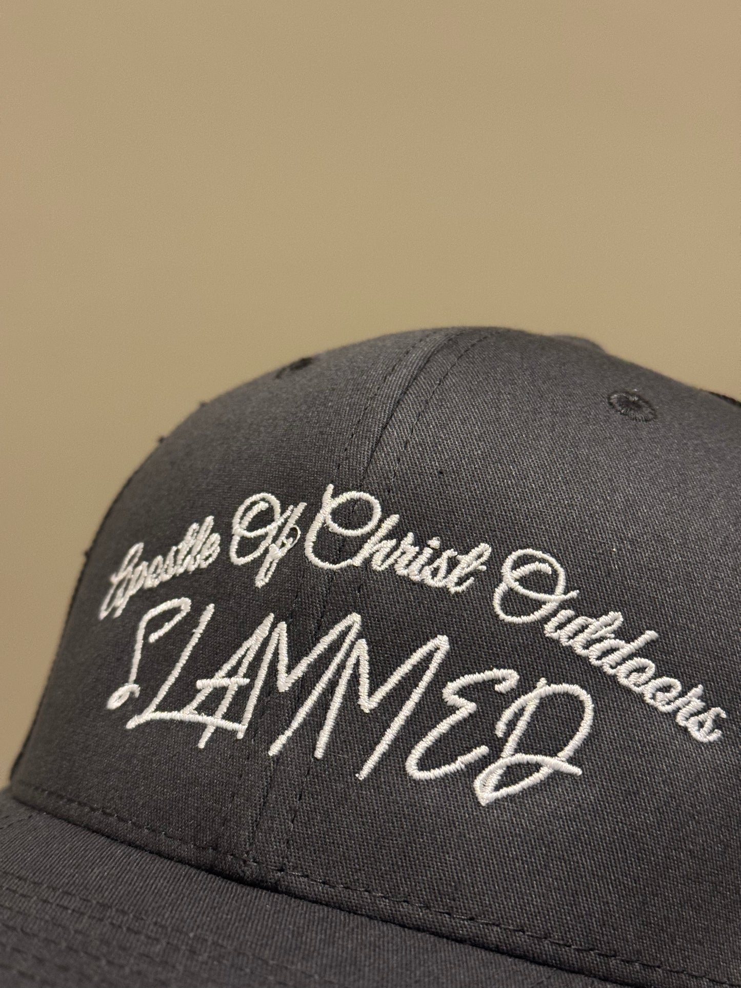 Grey/Black "SLAMMED" Curved - Bill