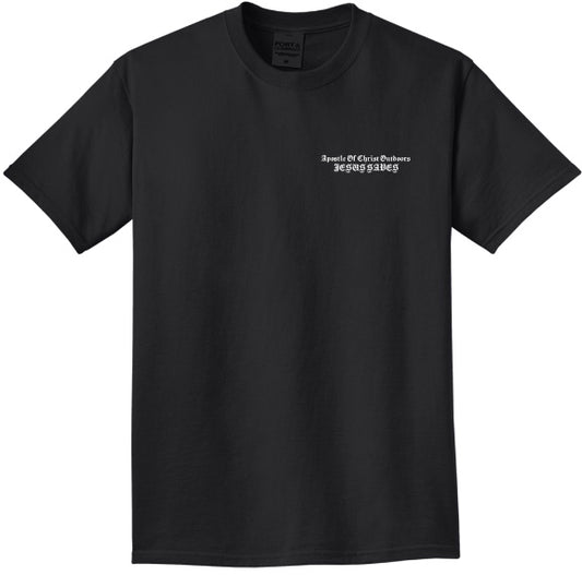 Jesus Saves "SLAMMED" Black Tee