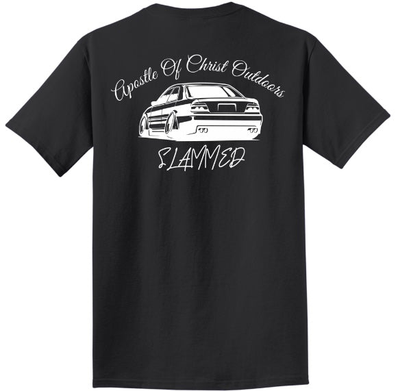 Jesus Saves "SLAMMED" Black Tee